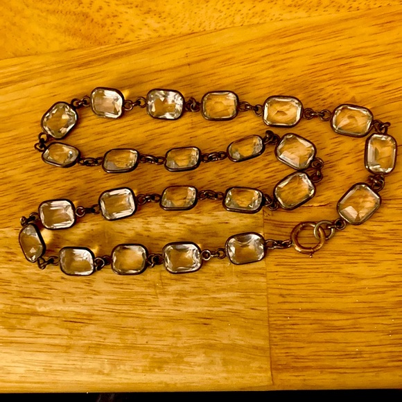 1/20thGF 16.5”-23 Individually Set Diamond Cut Clear Natural Light Radiant Gems - Picture 1 of 3